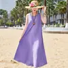 Vestido de Algodão e Seda de Alta Qualidade para Mães, Super Estiloso, Novo Modelo 2026, Vestido Regata de Verão Estilo Férias Relaxantes para Mulheres