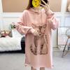 [Personalizado] Sudadera con Capucha para Maternidad, Elegante Talla Grande, Cubre el Vientre Sin Revelar el Embarazo, Cubre las Caderas, Te Hace Ver Más Delgada, Top Versátil de Moda