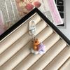 Chaveiro Série Kapi Boa Noite Menina Fofa Coração Pingente para Mochila de Estudante Presente para Namorada Acessórios Pendurados de Desenho Animado