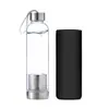 Botella de Agua Deportiva de Vidrio de Borosilicato Alto con Separador de Té y Cubierta de Tela Separación de Té y Agua de Vidrio Regalo de Negocios Taza de Agua