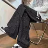 Estilo Old Money Retrô Americano Calça Estampada de Leopardo Masculina Outono/Inverno 2026 Nova Tie-Dye Estilo Hong Kong Solta com Caimento Calça de Perna Reta
