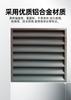 Persiana Impermeable Aire Acondicionado Impermeable Salida de Aire Persiana Rejilla Cubierta Exterior Aire Acondicionado Pared Exterior Salida de Aire Persiana Aleación de Aluminio