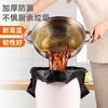 Saco de lixo com cordão espesso Mochila doméstica Saco plástico de cozinha grande preto Armazenamento acessível Classificação extra grossa
