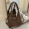 Bolsa de Palha Tecida Melaleuca Super Retro Feminina 2026 Nova Bolsa Tote Coreana Toque de Luxo Grande Capacidade Bolsa de Ombro Nicho