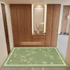 Capacho de entrada estilo chinês transfronteiriço, tapete para piso de hall de entrada de casa, cobertura total, lavável, resistente ao desgaste, resistente à sujeira, tapete espesso, disponível para atacado