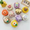 Bolsa infantil Desenho animado japonês bolsa redonda pequena palha orelhas grandes cachorro Urso menina menino transversal troco bolsa pequena
