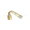 Boquilla de Válvula Boca de Extensión Tubo de Extensión Inflable 90 grados 45 grados Inflador de Monociclo Varilla de Extensión de Boquilla Boquilla de Extensión en Codo