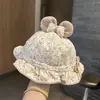 Chapéus de Bebê Estilo Coreano para Primavera e Verão, Doces e Estilosos, Chapéus Bucket Ajustáveis para Crianças Pequenas, Chapéus Bucket Finos de Princesa