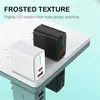 Nuevo cargador de teléfono móvil de doble puerto de carga súper rápida PD de 20 W, totalmente compatible con QC3.0, con luz