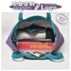Bolso de Hombro Bloque de Color con Logo Personalizado, Bolso Tote para Exteriores de Nailon Repelente al Agua, Gran Capacidad, Nuevo Modelo 2026 para Viajes Diarios