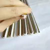 Fita de borda de PVC sem pregos tira decorativa plástica borda de porta de correr plana de móveis tira de borda flexível tipo T dourada