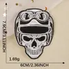 Parche Original Etiqueta Bordada Parche Bordado Calavera Accesorios para Ropa Parche Insignia Parche Accesorios Estilo Punk Parche de Tela