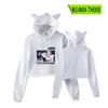 Sudadera con capucha periférica de dibujos animados NANA NANA NANA Ozaki, suéter sexy con orejas de gato para mujer de otoño