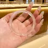 Pulseira Olho de Gato Cristal de Gelo, Luz da Lua Branca, Novo Estilo Chinês, Fresco e Refinado, Vidraria Estilo Chinês, Sensação de Luxo, Pulseira de Jade, Atacado de Fábrica