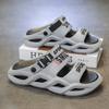 Pantuflas Deportivas para Hombre, Nuevo Estilo Verano 2025, Antideslizantes, Antiolor, Resistentes al Desgaste, Sandalias de Suela Suave, Sandalias de Playa de Doble Uso para Hombre