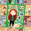 8 Piezas de Series de TV Americanas Transfronterizas Stranger Things Graffiti Rompecabezas Cambia-Cara Juego DIY Interactivo Padres e Hijos Pegatinas Decorativas Impermeables