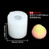 Molde de Silicona de Frutas Simuladas (Manzana, Plátano, Fresa, Mora), Decoración para Hornear Postres de Frutas 3D, Molde Squishy