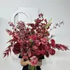 Vale Huaxi 2026 Novos Produtos Série Vermelha Novidades Série de Alta Qualidade Cerimônia de Casamento Flor Artificial para Casamento Atacado