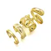 Moda Popular Transfronteriza Personalidad Estilo Exagerado Irregular Geométrico Brillante Abierto Juego de Múltiples Piezas de Joyería de Pulsera para Mujer