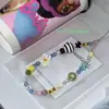 Nueva Cadena para Teléfono Móvil de Flores Lanyard de Muñeca para Cámara Ccd Colgante Lindo Cadena de Perlas DIY Estrella de Mar de Nicho Venta al por Mayor