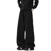 Pantalones Deportivos Lisos de Moda Americana Tendencia para Hombre, Nuevos de Otoño e Invierno Elegantes Juveniles de Pierna Recta Casuales de Pierna Ancha Largos para Hombre