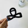 Nuevo Estilo Horquilla Cuadrada Hebilla de Lazo Engrosada Parte Trasera de la Cabeza Lazo Redondo Clip de Agarre Accesorios para el Cabello Simples y Elegantes que Combinan con Todo Clip de Tiburón