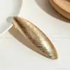 Grampo de Cabelo com Design Dourado e Mola para Mulheres, Grampo de Cabelo Elegante e da Moda de Alta Qualidade, Presilha Lateral para Prender Fios Soltos