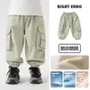 Pantalones Impermeables con Forro de Polar para Niños Otoño e Invierno 2026 Nuevo Estilo Ropa Infantil para Niños Pequeños Pantalones de Invierno Modernos