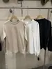 Camiseta básica de manga larga con cuello redondo para hombre, disponible en stock