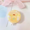 Estilo Japonés Linda Kuromi Chica Corazón Cinta Métrica Cinta Métrica Redonda Portátil Cinta Métrica Telescópica Automática Cinta Métrica Suave