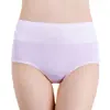 Venta al por mayor de fábrica lencería para mujer nueva de algodón cómoda de cintura alta para abdomen grande roja talla grande calzones de algodón