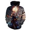 Nueva sudadera con capucha de la serie Dragon Ball Wukong con impresión digital 3D de Riman para cosplay y animación. Salud masculina.