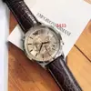 Reloj Clásico para Hombre de Tres Ojos y Tres Agujas Modelo Casual de Negocios 2448 Correa de Acero 2434
