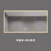 Espejo de maquillaje LED inteligente de pared con luces, pantalla táctil a prueba de explosiones y antivaho, espejo de baño de alta definición