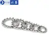 Acero inoxidable 304 junta dentada arandela de seguridad dentada interior y exterior tope antideslizante junta antiaflojamiento M3M4M5M6M8