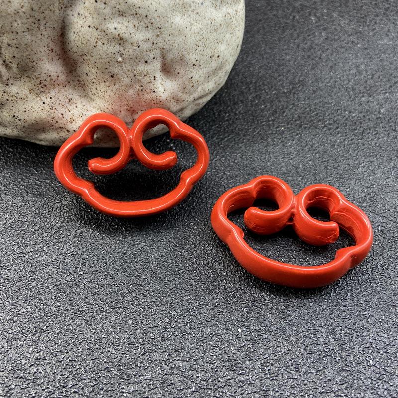 朱砂祥云吉祥结吊坠 星月菩提项链结缘祥云手串车挂件配件批发