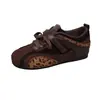 Zapatos de plataforma deportivos versátiles que aumentan la altura para mujer, nuevos de otoño, transpirables, suela suave, cómodos, zapatillas de ballet Argan, zapatos casuales, modernos