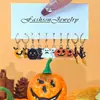Brincos de Halloween Novo Conjunto Combinado Mais Vendido Brincos Criativos Personalizados de Fantasma Diabo Abóbora para Mulheres Atacado