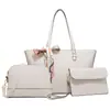 Bolso de Mujer 2025 Nueva Tendencia de Moda Bolso Tote Versátil para Hombro y Mano para Mujer Set de Tres Piezas