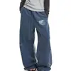 Calça Esportiva de Moda Outono 2026, Calça de Moletom Wide-Leg Slim Fit, Calça Casual Masculina, Calça Versátil Solta de Perna Reta