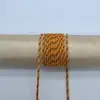 Em estoque corda de poliéster 2mm com núcleo torcido, corda de guarda-chuva mesclada, puxador de bolsa, tecelagem manual, corda para pendurar DIY, decoração de cauda de puxar à prova de vento, pingente de gota