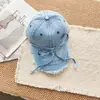 Nueva Gorra de Béisbol de Mezclilla Lavada y Rota para Comercio Exterior Transfronterizo para Hombres y Mujeres, Versátil Casual con Cuerda a Prueba de Viento, Sombrero para el Sol
