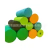 Brinquedo EVA Colorido Cilíndrico Geométrico Quadrado Placa Composta Escova Escova de Banho Camada Dupla Tapete de Areia para Pets