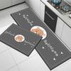 Tapete Antideslizante Resistente a Manchas para Piso de Cocina Tapete Drenaje para Encimera Tapete Antideslizante de Barro de Diatomeas para el Hogar Tapete para Pies de Baño Tapete Absorbente de Agua Rápido para Puerta de Entrada