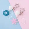 Decorações de Natal, Floco de Neve Atmosfera de Inverno Pingentes para Corrente de Celular, Chaveiros, Acessórios de Resina Atacado, Venda Direta do Fabricante