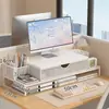 Armazenamento e Organização para Sala de Estudo Suporte de Resfriamento para Computador Suporte de Mesa Extraível para Computador de Escritório Suporte de Elevação para Computador