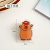 Clipe de PP Dupla Face Capivara Desenho Animado Acrílico de Alto Valor Papelaria Clip para Armazenamento de Provas Clip para Vedação de Lanches