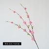 Nueva gama alta pequeña flor de ciruelo de 3 tenedores, flores artificiales chinas Zen de invierno, adornos para sala de estar, flores hechas a mano, fábrica al por mayor