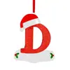 Decoraciones navideñas creativas transfronterizas con 26 adornos de letras, decoraciones navideñas y de Año Nuevo para el hogar
