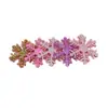 Material de parche de copo de nieve DIY, joyería creativa de polvo de oro, horquilla para niños, material de decoración, lote de suministro de comercio exterior de Amazon